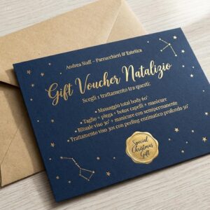 Voucher Natale 59€ - 1 trattamento a scelta tra massaggio completo, rituali premium viso e capelli.